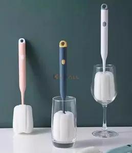 Brosse à Bouteille en Plastique – Nettoyage efficace pour bouteilles, gourdes et carafes