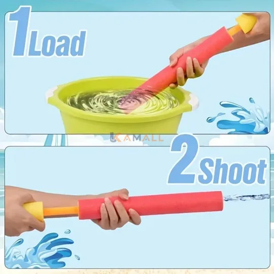 Pistolet à Eau en plastique PM – Lance à Eau pour Jeux d’Été et Piscine