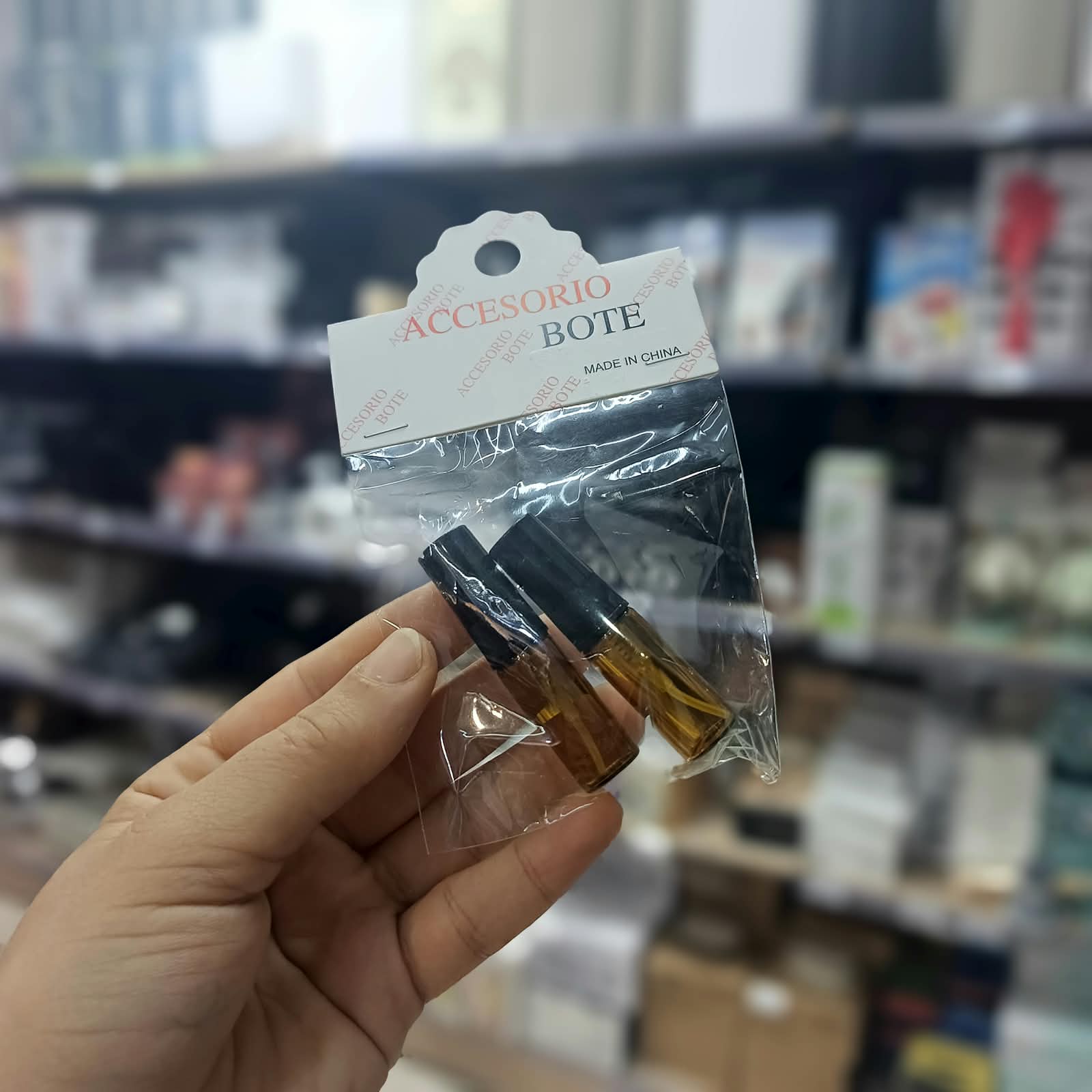 Mini vaporisateur de parfum en verre marbré
