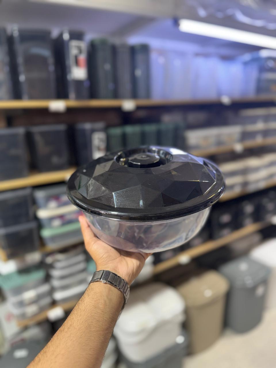 Bol en Plastique 5 L – Grand récipient pratique pour cuisine, préparation et usage domestique