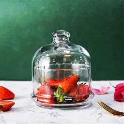 Cloche/Bol avec couvercle en verre_400ml