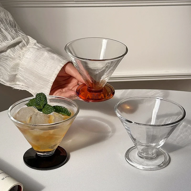 Lot de 3 Coupes à Glace en Verre 235 ml