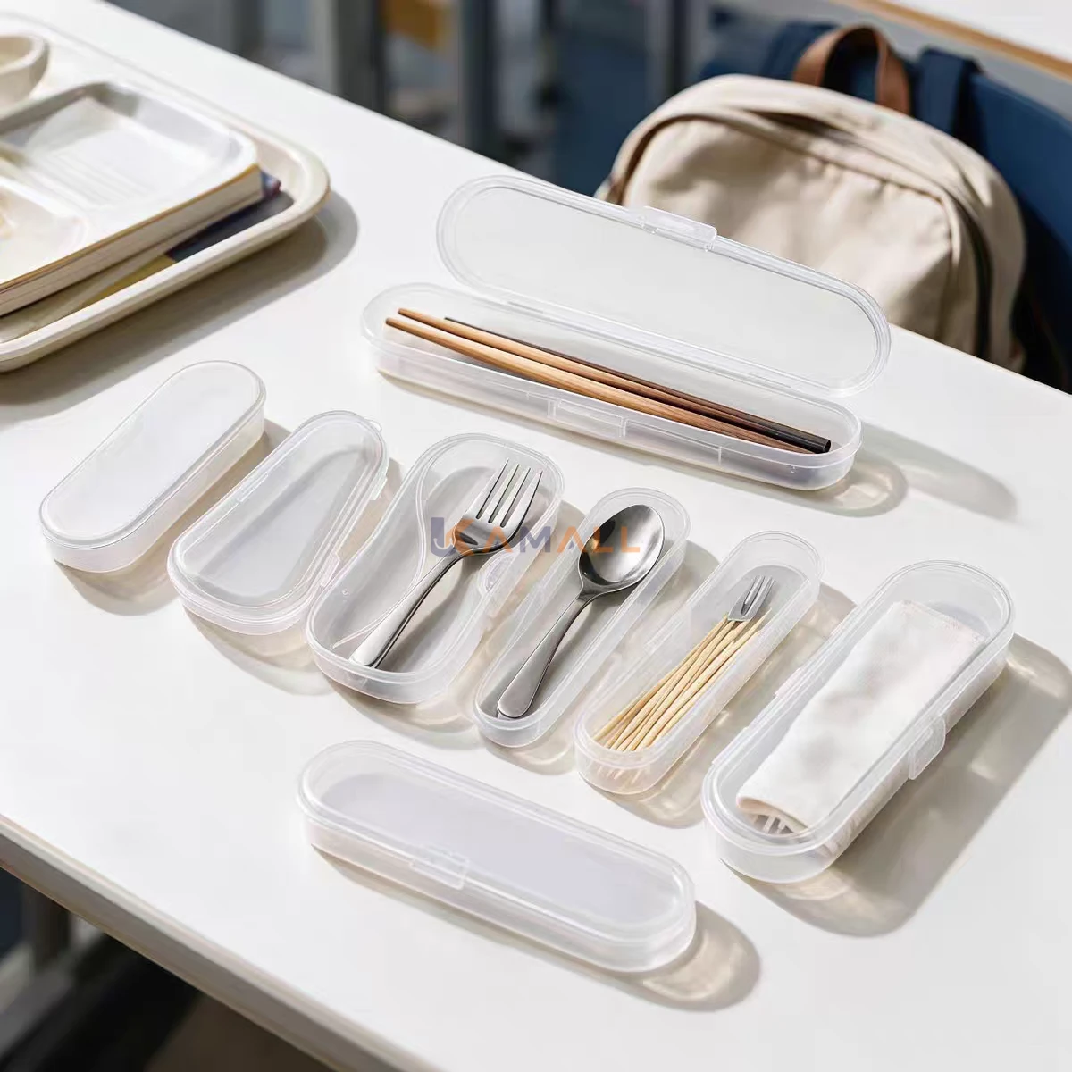 Trousse Multiusage Transparente en Plastique