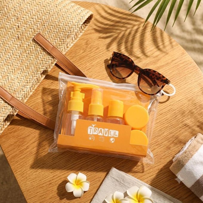 Pack Voyage pour Crème 5 Pièces en Plastique  pour Produits de Soin