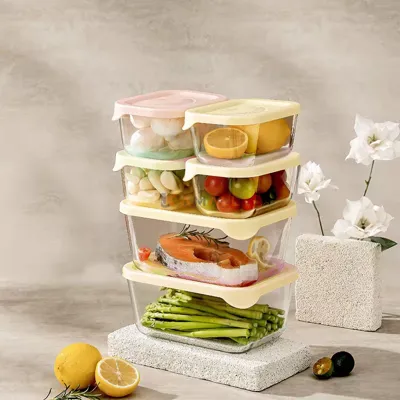 Mini boite de conservation avec Couvercles en plastquie