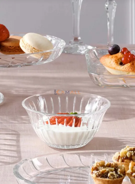 Lot de 6 Bols en Verre 180 ml – Bols Élégants pour Desserts, Fruits, Sauces et Apéritifs
