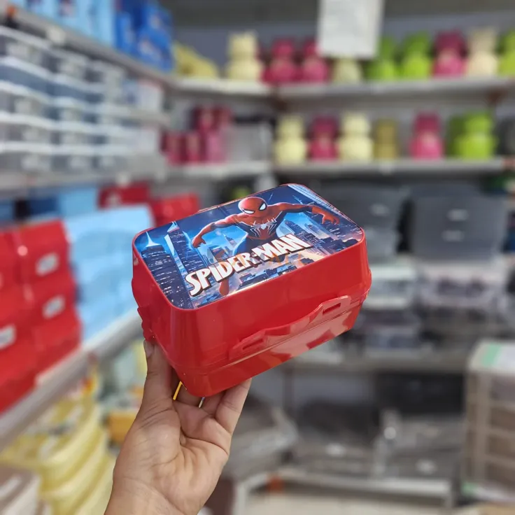 Boite a gouter à Plusieurs Compartiments avec Motif Animé