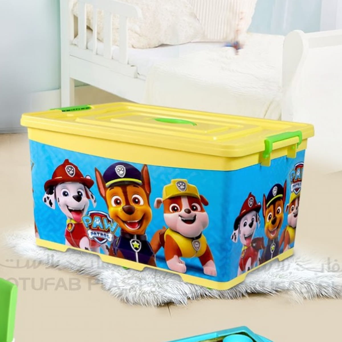 Boîte de Rangement en Plastique avec 4 Roues