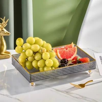 Plateau Rectangulaire en Plexi  – Plateau Élégant pour Service, Décoration et Organisation