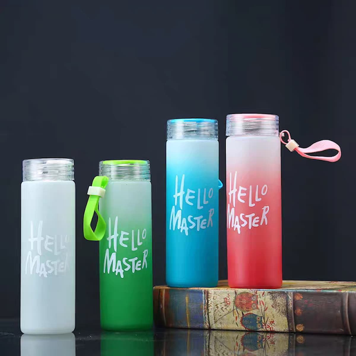 Bouteille d’Eau hello master en Verre