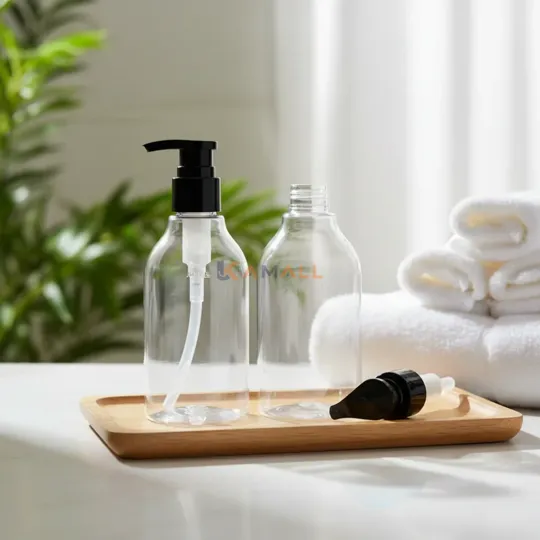 Distributeur de Savon Liquide en Verre 600 ml – Pompe Doseuse Élégante pour Salle de Bain et Cuisine