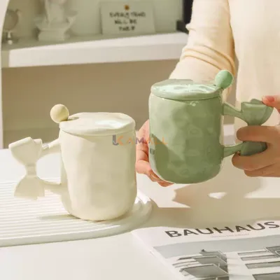 Mug en Céramique avec Cuillère