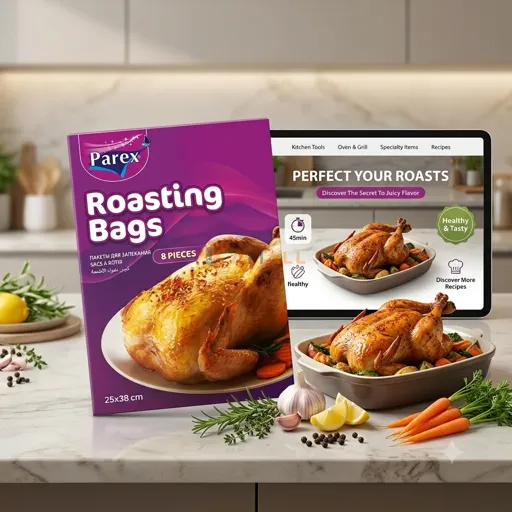 Sac de Cuisson en Plastique Alimentaire  – Sachets Résistants pour Cuisson au Four et Conservation des Aliments