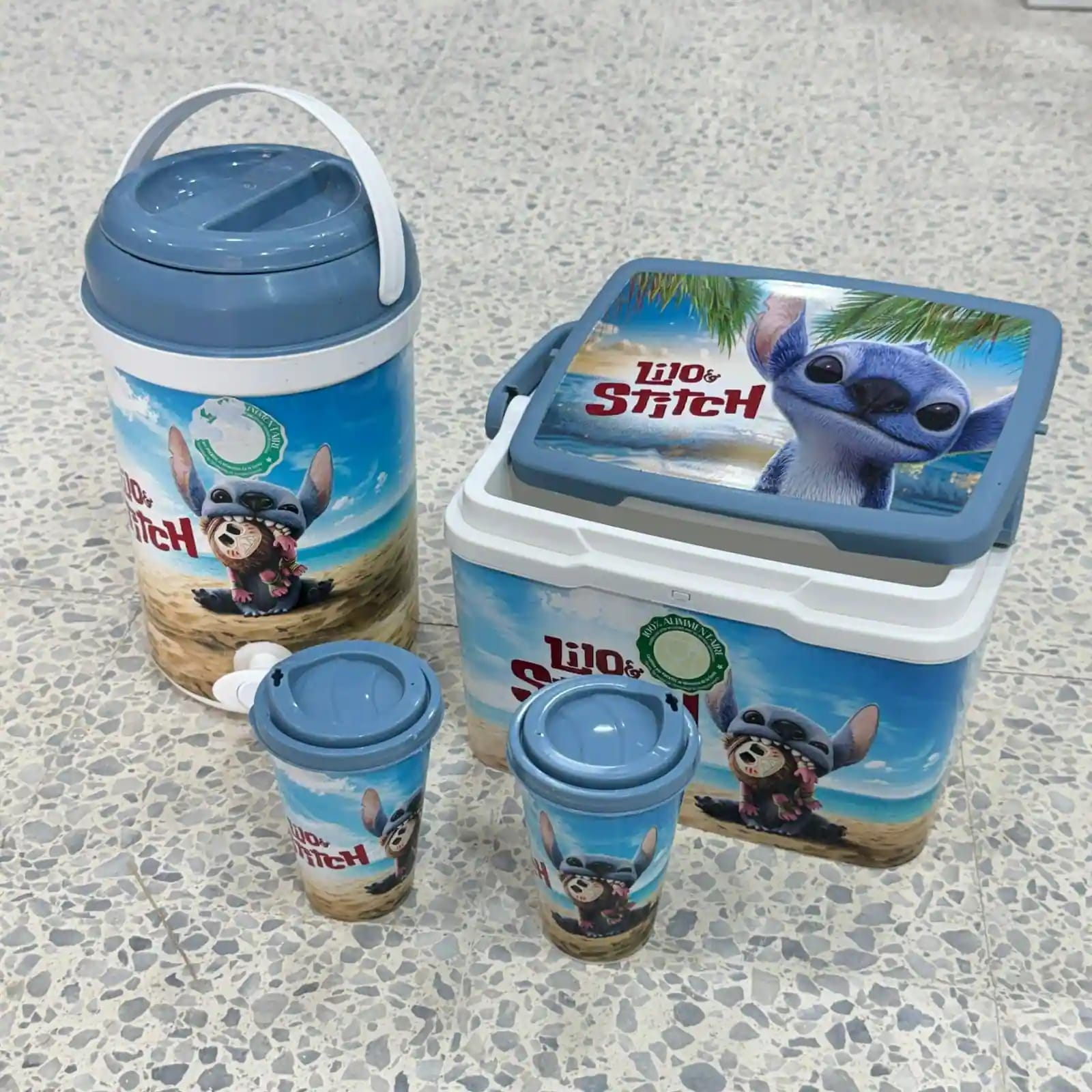 Pack Stitch SOF – Glacière 8 L, Glacière d’eau 4 L et 2 gobelets 500 ml