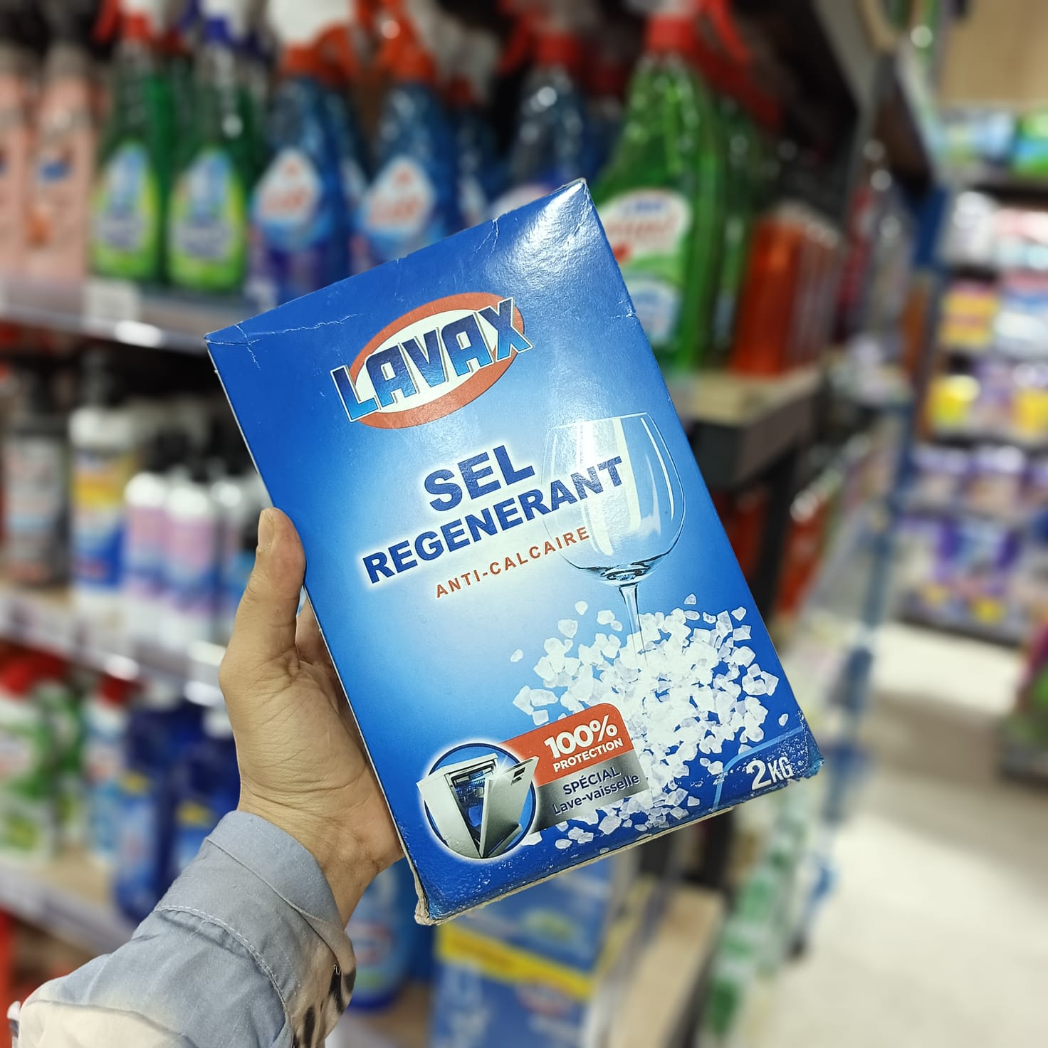 Sel régénérant lave-vaisselle anti-calcaire 2 kg