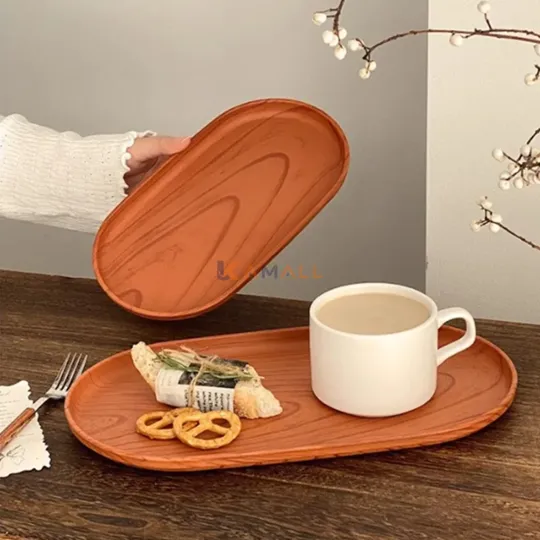 Plateau en Plastique gm  – Plateau de Service Léger et Résistant pour Cuisine et Maison