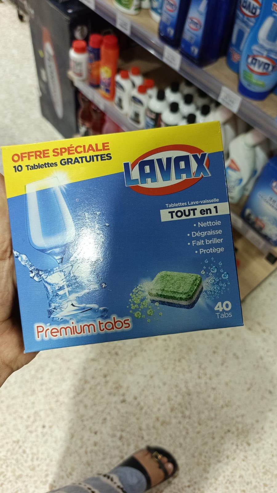 Tablettes lave-vaisselle Lavax – Pack de 40 pour un nettoyage pratique de la vaisselle
