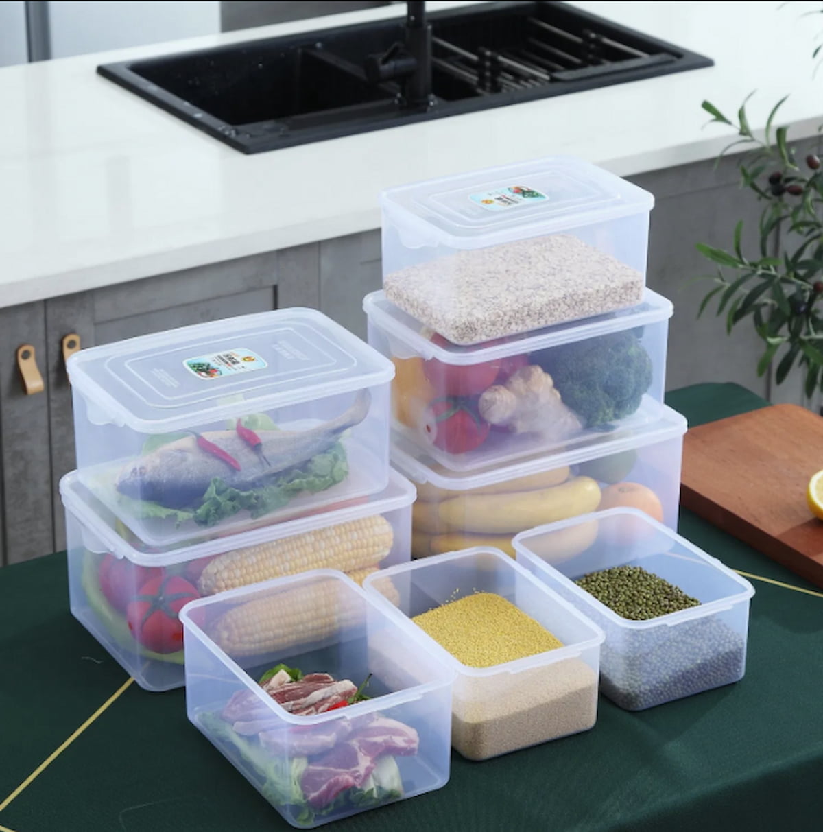 Boite de Conservation 3,45 L en Plastique Alimentaire