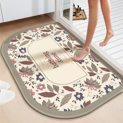 Tapis Absorbant Antidérapant en Caoutchouc – Tapis pour Cuisine, Salle de Bain et Entrée