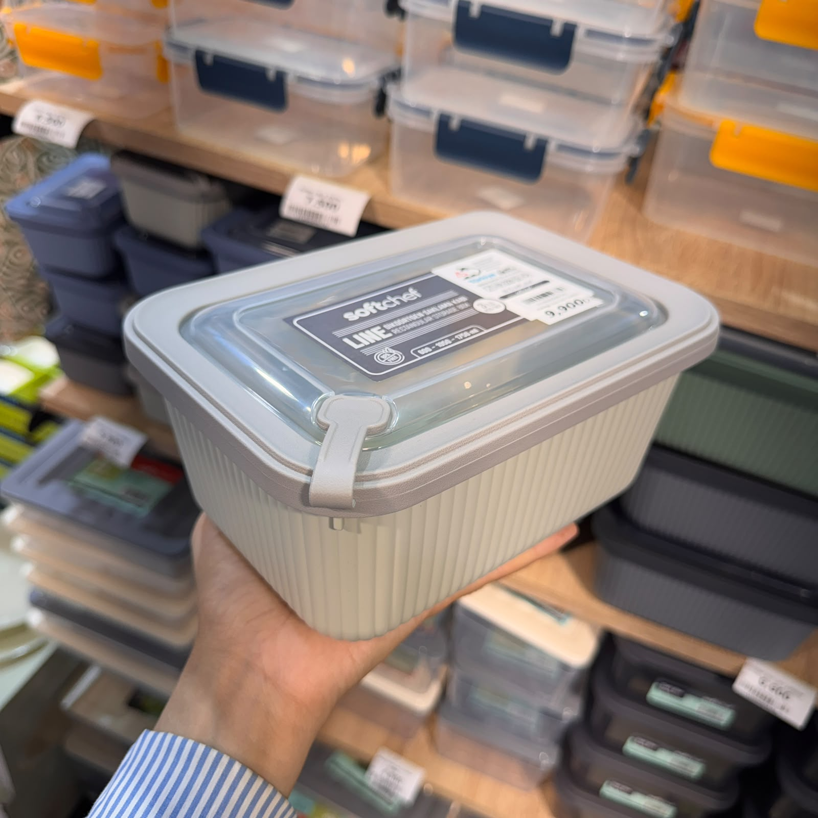 Storage Box Rectangulaire 1800 ml en Plastique Alimentaire PP5 Sans BPA