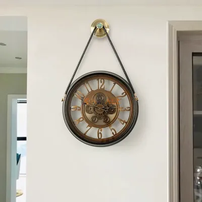 Horloge Murale Classique – Pendule Décorative pour Salon, Cuisine et Bureau