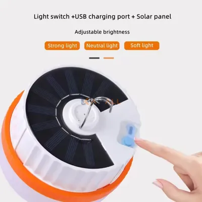 Lampe Solaire LED 200W – Éclairage Extérieur Rechargeable