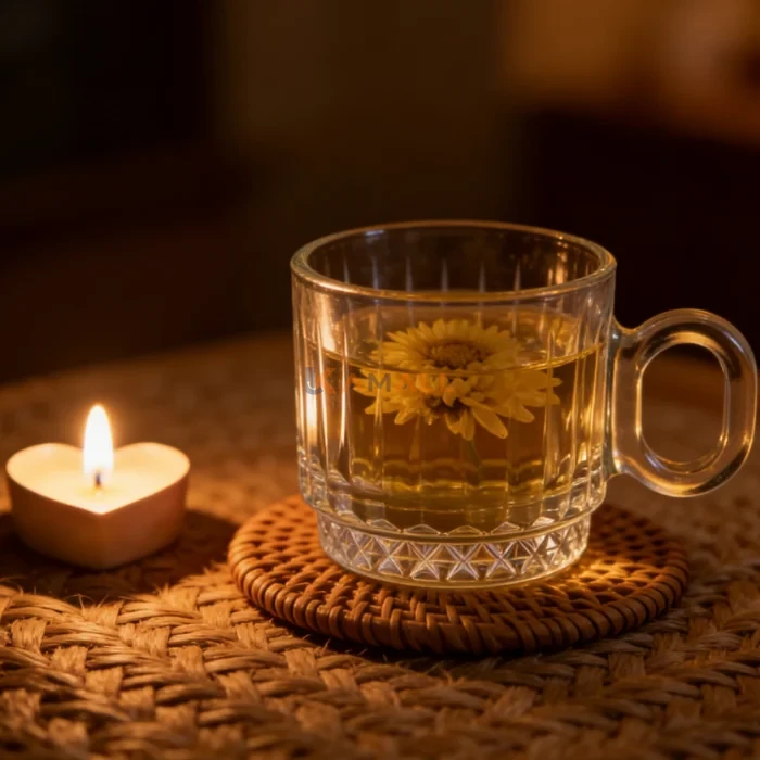 Lot de 6 Verres à Thé Transparents en Verre