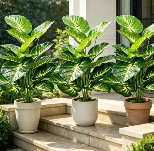 Plante Artificielle Décorative – Plante Verte en Plastique pour Maison, Bureau et Décoration Intérieure