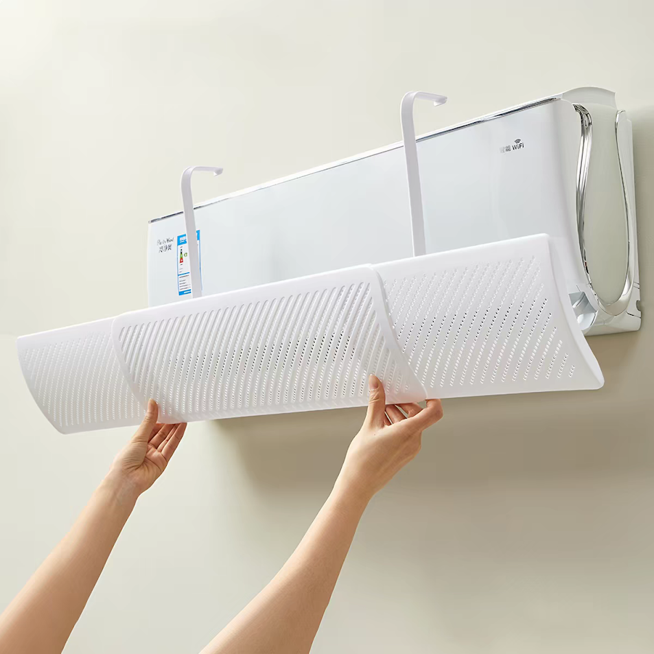 Déflecteur d’Air Pliable pour Climatiseur 53–95 cm – Réglable en Plastique