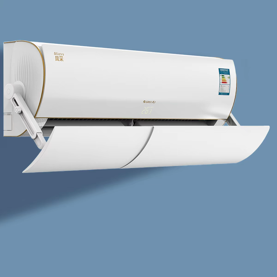 Déflecteur d’Air Mural pour Climatiseur avec Stickers – Réglable 59 à 96 cm