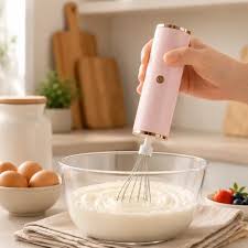 Batteur , mousseur électrique  rechargeable en plastique