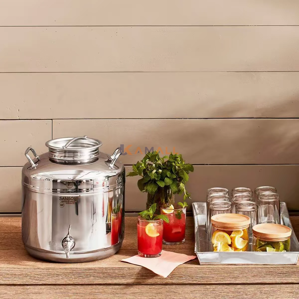 Citerne a huile d'olive en inox 30L
