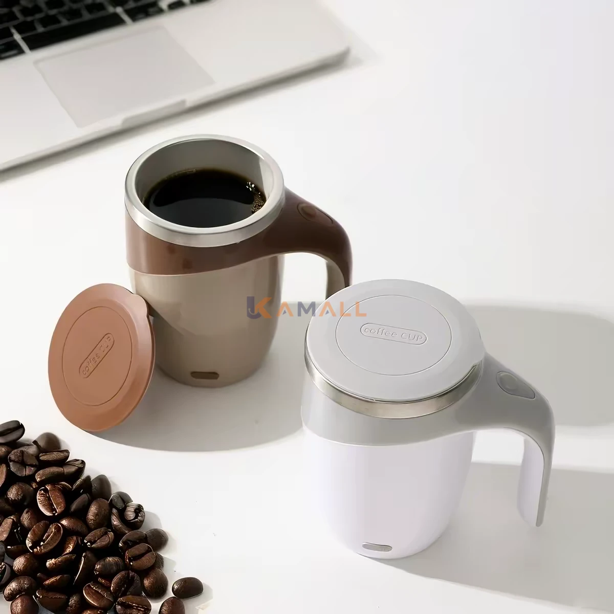 Mug Mélangeur pour Café en Acier Inoxydable