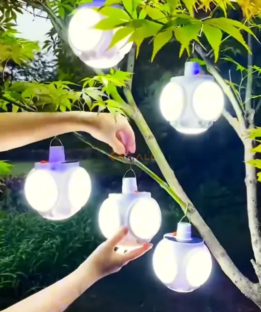 Lampe Solaire de Plage– Éclairage LED Extérieur pour Jardin, Terrasse et Camping