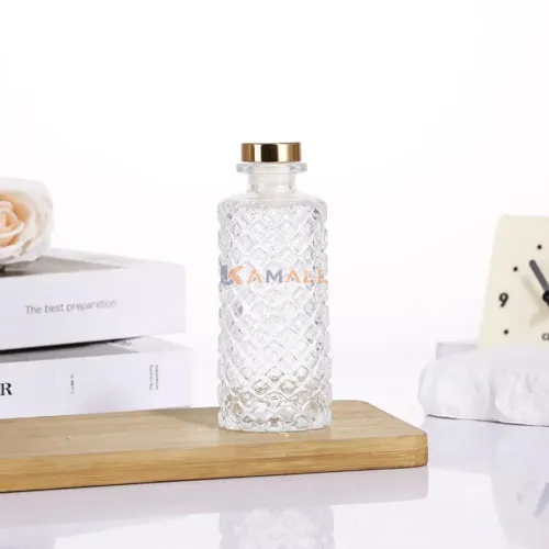 Bouteille en Verre 1 L – Carafe Élégante pour Eau, Jus et Boissons