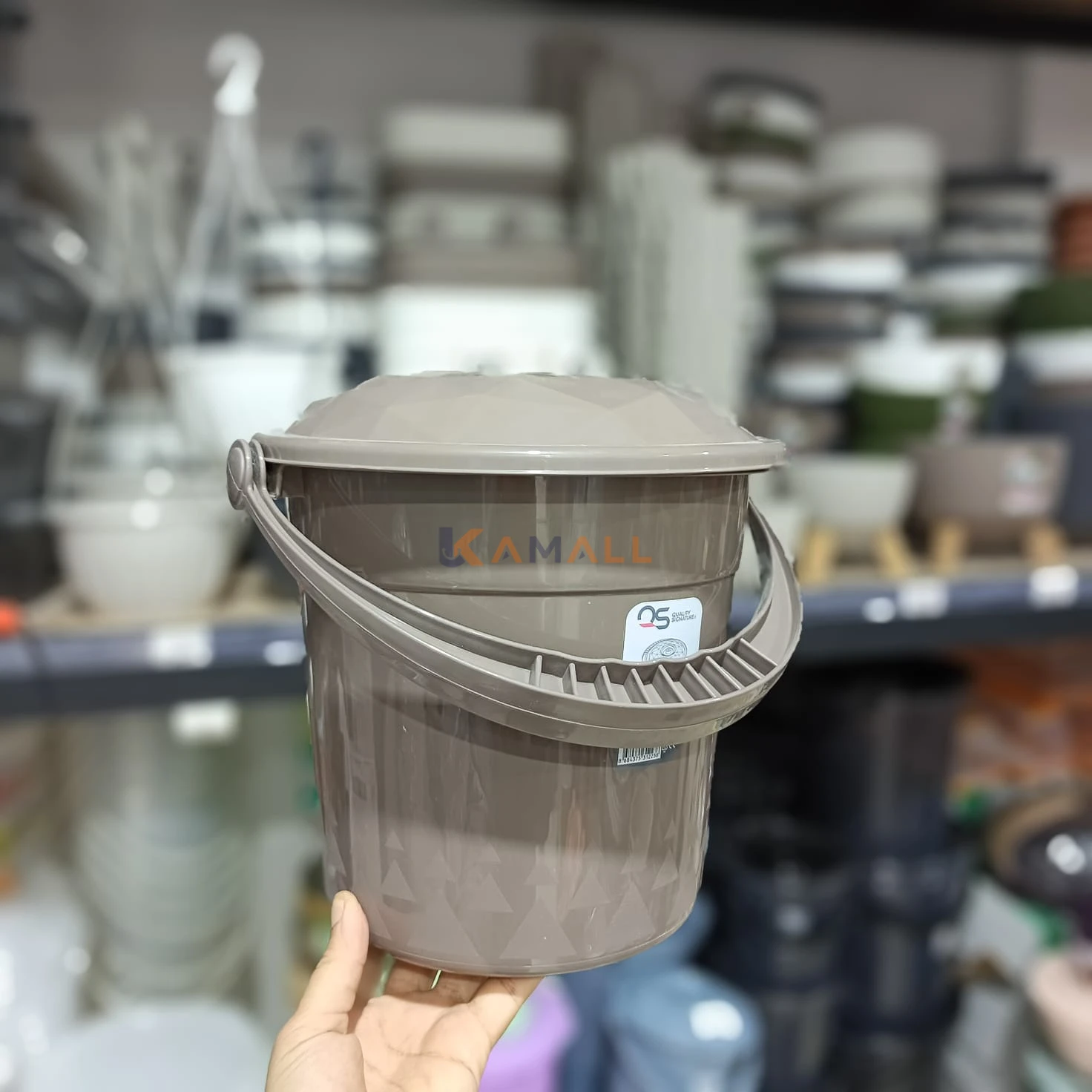 Seau avec couvercle 20cm