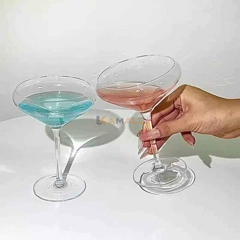 Lot de 2 Coupes à Glace en Verre 250 ml