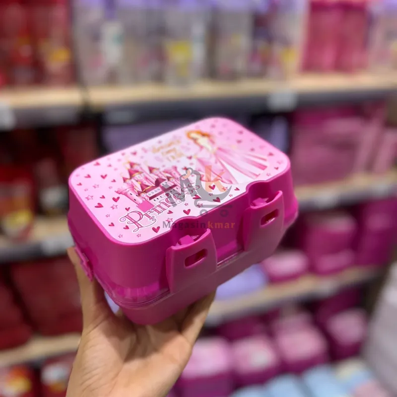 Lunch box hermétique en plastique alimentaire avec attaches solides pour repas école et bureau