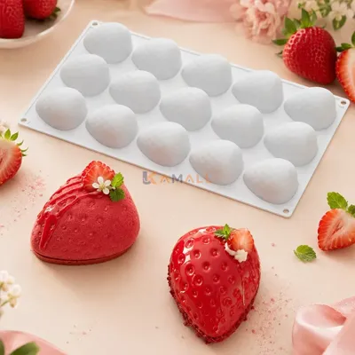Moule en Silicone – Moule de Pâtisserie Flexible pour Gâteaux, Desserts et Chocolats